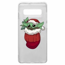 Чехол для Samsung S10+ Йода в перчатке - PrintSalon