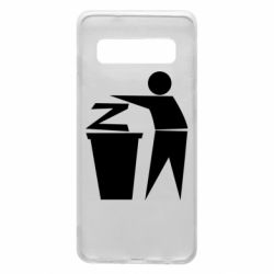 Чехол для Samsung S10 Z is a trash - PrintSalon