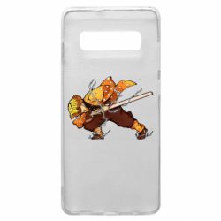 Чехол для Samsung S10+ Zenitsu Demon Slayer