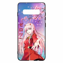 Чехол для Samsung S10+ Zero Two Darling In The Franxx - PrintSalon