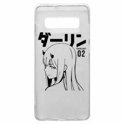 Чехол для Samsung S10+ Zero Two Girl - PrintSalon