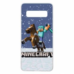 Чохол для Samsung S10 Зимовий Майнкрафт - PrintSalon