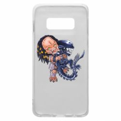 Чехол для Samsung S10e Alien vs Predator - PrintSalon