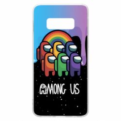 Чехол для Samsung S10e Among Us art paints - PrintSalon