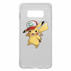 Чехол для Samsung S10e Ash's hat Pikachu - PrintSalon
