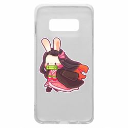 Чехол для Samsung S10e Chibi Bunny Kamado Nezuko - PrintSalon