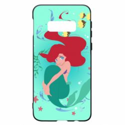 Чохол для Samsung S10e Cute and shy Ariel - PrintSalon