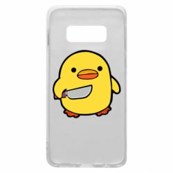 Чохол для Samsung S10e Duckling With A Knife - PrintSalon