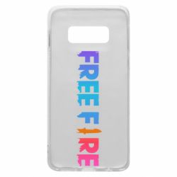 Чехол для Samsung S10e Free fire gradient logo - PrintSalon