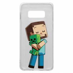 Чохол для Samsung S10e Heroes from Minecraft - PrintSalon