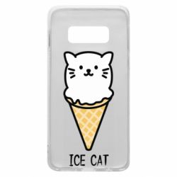 Чехол для Samsung S10e Ice Cat - PrintSalon