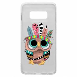 Чехол для Samsung S10e Little owl with feathers - PrintSalon