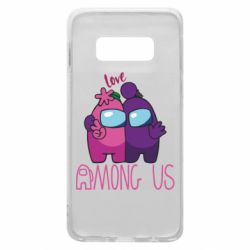 Чехол для Samsung S10e Love is Among Us - PrintSalon