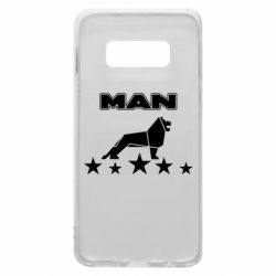 Чехол для Samsung S10e Man lion and stars - PrintSalon