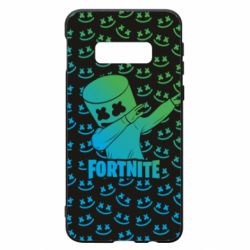 Чехол для Samsung S10e Marshmello Fortnite Dab Neon - PrintSalon