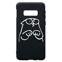 Чехол для Samsung S10e Милый Кот Саймона - PrintSalon