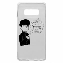 Чехол для Samsung S10e Моб Психо и гамбургер