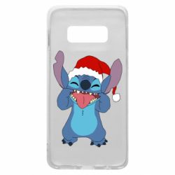 Чехол для Samsung S10e Новогодний Стич - PrintSalon