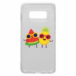Чехол для Samsung S10e Pineapple with watermelon - PrintSalon