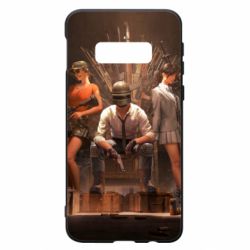 Чехол для Samsung S10e Pubg on the throne - PrintSalon