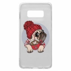 Чехол для Samsung S10e Pug And Coffee - PrintSalon