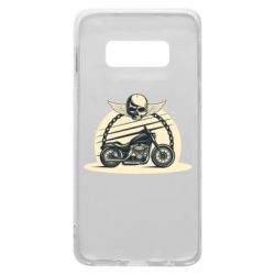 Чехол для Samsung S10e Skull and Bike - PrintSalon