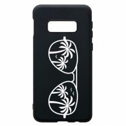 Чехол для Samsung S10e Sunglasses And Palm Trees - PrintSalon