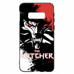 Чехол для Samsung S10e The Witcher Spray Art - PrintSalon