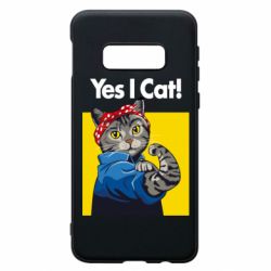 Чехол для Samsung S10e Yes I Cat - PrintSalon