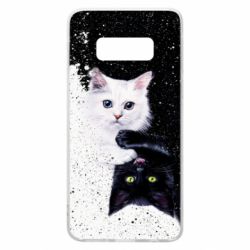 Чехол для Samsung S10e Yin and Yang cats - PrintSalon