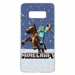Чохол для Samsung S10e Зимовий Майнкрафт - PrintSalon