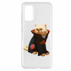 Чехол для Samsung S20 Akatsuki angry cat - PrintSalon