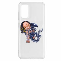 Чехол для Samsung S20 Alien vs Predator - PrintSalon