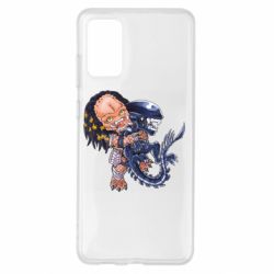 Чехол для Samsung S20+ Alien vs Predator - PrintSalon