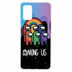Чехол для Samsung S20+ Among Us art paints - PrintSalon