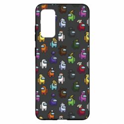 Чехол для Samsung S20 Among Us Pattern - PrintSalon