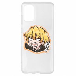 Чехол для Samsung S20+ Angry Zenitsu Agatsuma - PrintSalon