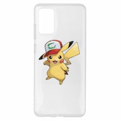Чехол для Samsung S20+ Ash's hat Pikachu - PrintSalon