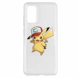 Чехол для Samsung S20 Ash's hat Pikachu - PrintSalon