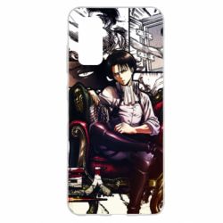 Чехол для Samsung S20 Attack on Titan Кapral Levi-PrintSalon Чехол для Samsung S20 Attack on Titan Кapral Levi