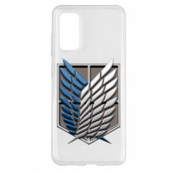 Чехол для Samsung S20 Attack Titan Survey Corps Logo 3D-PrintSalon Чехол для Samsung S20 Attack Titan Survey Corps Logo 3D