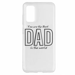Чохол для Samsung S20 Best dad text - PrintSalon
