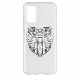 Чехол для Samsung S20 Bike Shield Art - PrintSalon