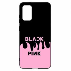Чехол для Samsung S20+ Blackpink pink fire - PrintSalon