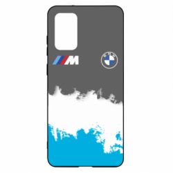 Чехол для Samsung S20+ BMW logo and gray background - PrintSalon
