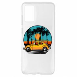 Чехол для Samsung S20+ Car and sunset - PrintSalon