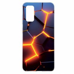 Чохол для Samsung S20 Cracked Blocks - PrintSalon