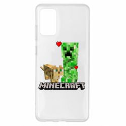 Чехол для Samsung S20+ Creeper and Cat - PrintSalon
