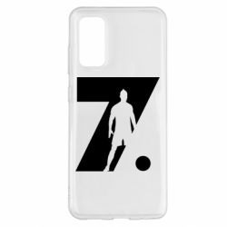 Чехол для Samsung S20 Cristiano Ronaldo Silhouette Art - PrintSalon