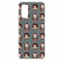 Чехол для Samsung S20 Cute Tanjiro with Nezuko - PrintSalon